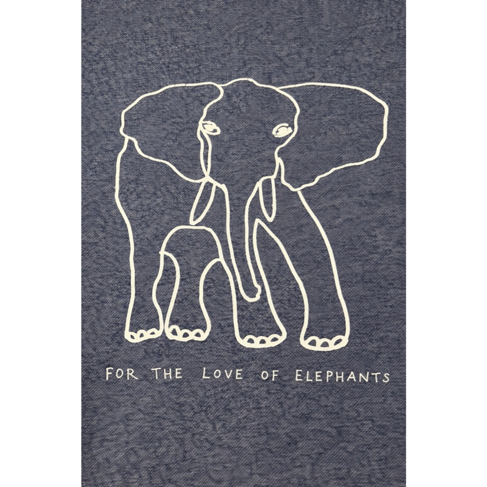 J.Crew “For the Love of Elephants” Sweatshirt • Women’s Small • Blue Graphic Cre - Picture 4 of 8